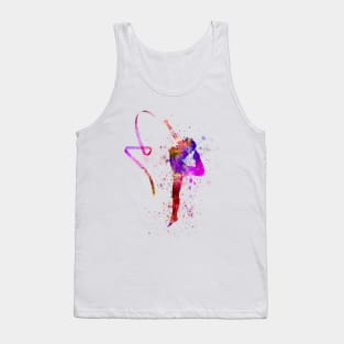 Rhythmic gymnastics in watercolor Tank Top